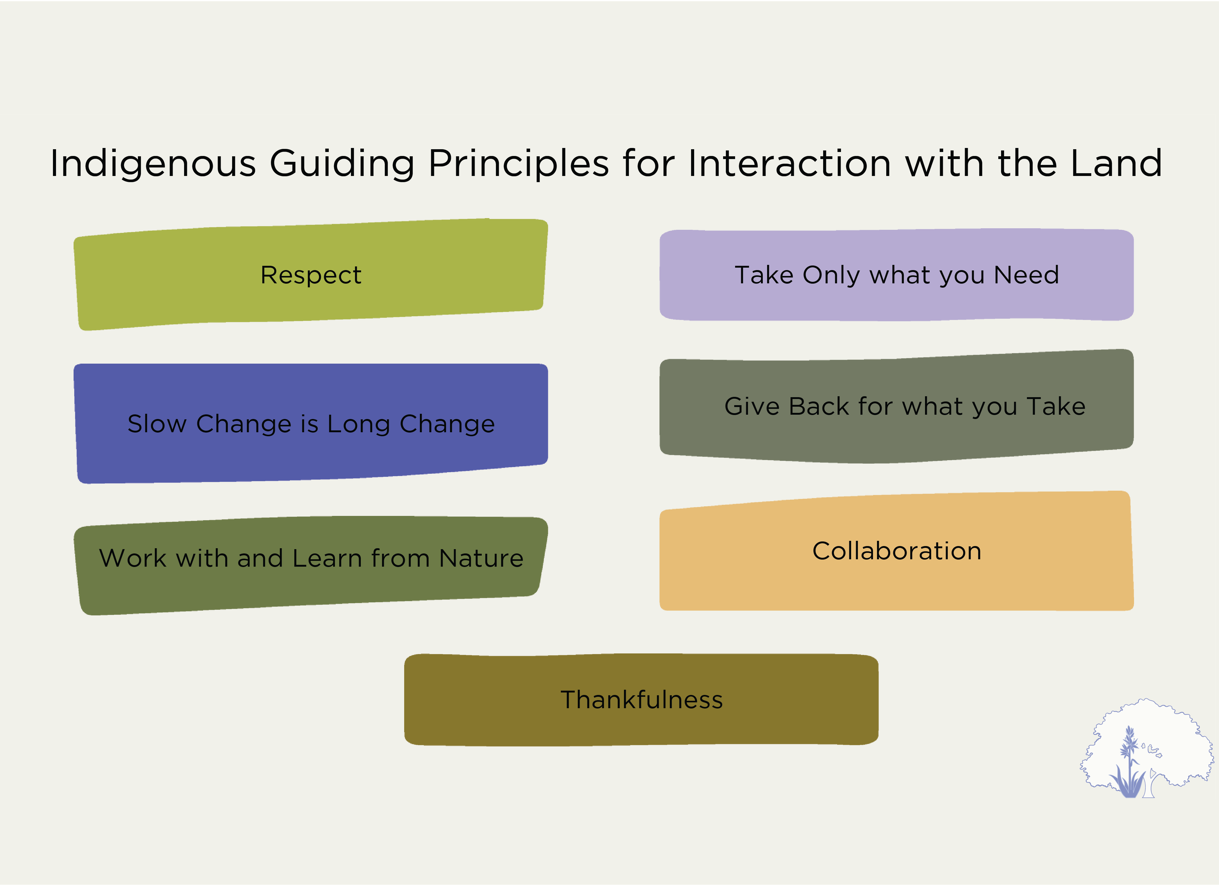 Indigenous Guiding Principles for Interaction with the Land